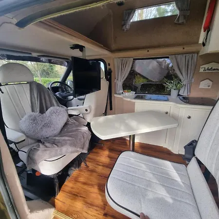 Retro Camper Hire Discover Ireland Campsite *